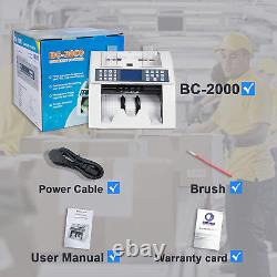Ribao BC-2000V/UV/MG Heavy Duty High Speed Currency Counter UV/MG Counterfeit Mo