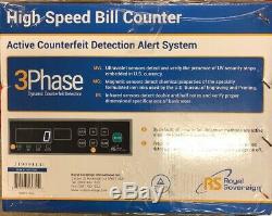 Royal Sovereign High Speed Currency Counter with Counterfeit Detection RBC-ES200