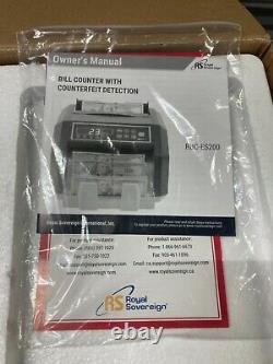 Royal Sovereign High Speed Currency Counter with Counterfeit Detection RBC-ES200