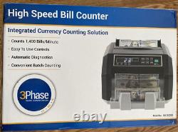 Royal Sovereign RBC-ES200, High Speed Currency Counter, Black, Silver