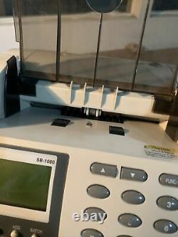 SBM SHINWOO SB1000 MONEY CURRENCY COUNTER For Parts Non Working