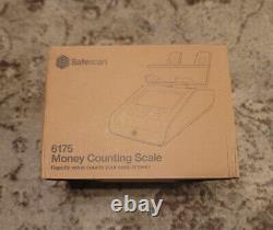 Safescan 6175 Money Counting Scale, Multi-Currency, Ideal for Coins, Bills, and