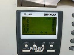 Sbm Shinwoo Sb1000 Money Currency Counter Read Description