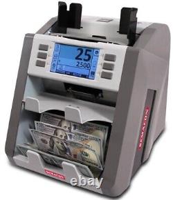 Semacon Model S-2500 Two-Pocket Currency Discriminator with Counterfeit Detection