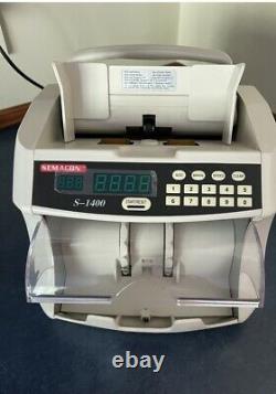 Semacon S-1400 Bank Grade Currency (Bank Note) Counter