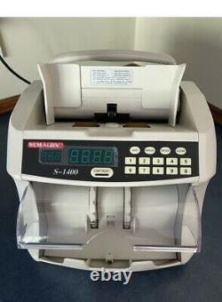 Semacon S-1400 Bank Grade Currency (Bank Note) Counter