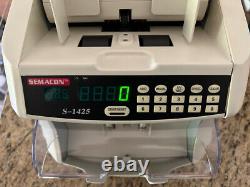 Semacon S-1425 Bank Grade High Speed Currency Cash Counter with UV/MG Counterfeit