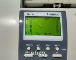 Shinwoo SB-1000 Mixed Bills Currency Counter Discriminator Counterfeit Detection