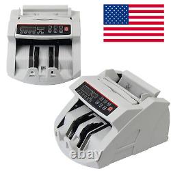 US Pro Money Currency Counter Counting Bank Machine with UV Counterfeit Detector