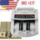 Usa Money Bill Cash Counter Currency Counting Machine Uv Mg Counterfeit Detector