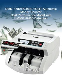 Uv & Mg Counterfeit Bill Money Counter Multi Currency Cash Counting Machine