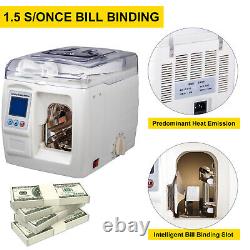VEVOR Banknote Binding Machine Cash Currency Strapping Machine 1.5 s for Bank