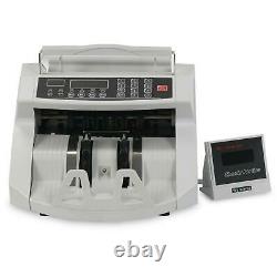 Zeny Money Bill Counter Detector Display Currency Cash Counter Bank Machine, UV