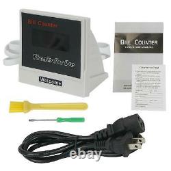 Zeny Money Bill Counter Detector Display Currency Cash Counter Bank Machine, UV